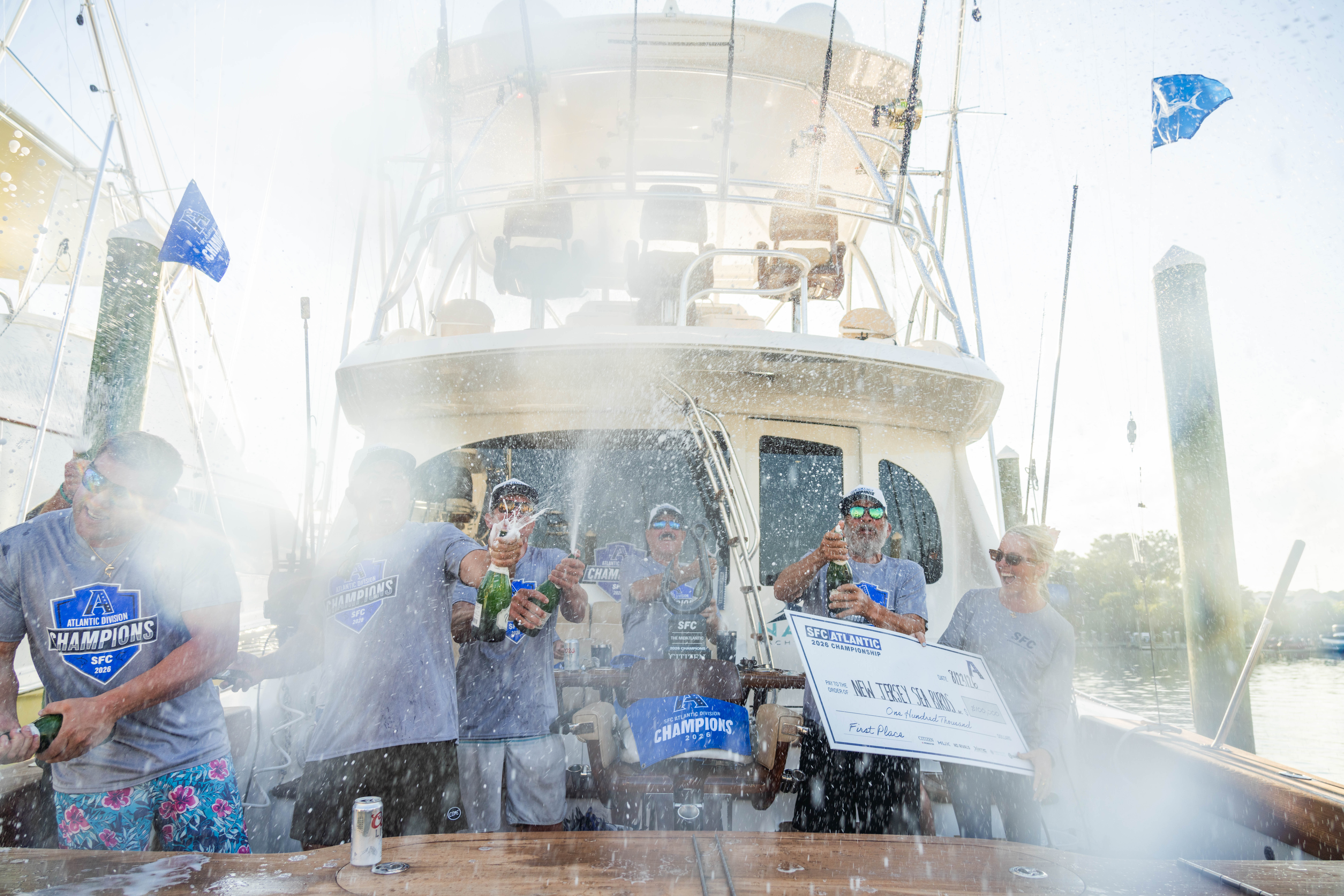 New Jersey Sea Birds Ride Saturday Surge to Win Atlantic Division Championship